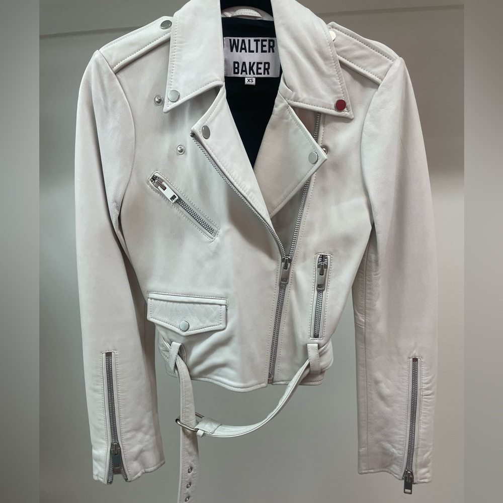 White Leather Jacket